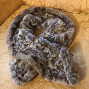 Faux Fur Short Scarf